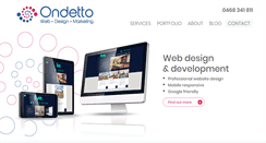 Desktop Screenshot of ondetto.com.au